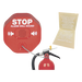 Alarma para Extintor / Sirena 95/105 dB / Detección por Remoción / Alimentación Dual 9V y 12-24 VDC / Carcasa de Policarbonato | SIERRA STORE