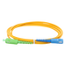 LINKEDPRO BY EPCOM LPSM3SCASCUS2 - Jumper de Fibra Óptica / Monomodo OS2 G.652D / SC/APC-SC/UPC / Simplex / 2 m (6.56 ft) / 3 mm | SIERRA STORE