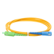 LINKEDPRO BY EPCOM LPSM3SCASCUS2 - Jumper de Fibra Óptica / Monomodo OS2 G.652D / SC/APC-SC/UPC / Simplex / 2 m (6.56 ft) / 3 mm | SIERRA STORE