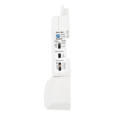 Sensor de presión diferencial / 4 rangos 0.1-5 in W.C. / Salida universal 4-20 mA, 0-5/0-10 Vdc / Pantalla LCD / Sonda incluida | SIERRA STORE