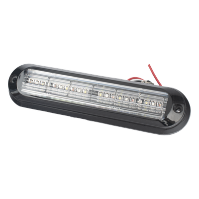 Luz Auxiliar / 18 LEDs 3W / IP67 / Tricolor Rojo/Claro/Azul / 142.6×36×14 mm / 12 Patrones / ECE R65 / SAE J595 Clase I | SIERRA STORE