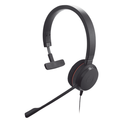 Jabra Evolve 20 Mono con conexión USB, micrófono con cancelación de ruido de ultima generación, configuración Plug and Play | SIERRA STORE