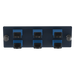 PANDUIT FAP6WBUSCZ - Placa Acopladora de Fibra Óptica / 6 Conectores SC Simplex / Monomodo OS1/OS2 / Color Azul / Snap-In | SIERRA STORE