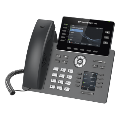 Teléfono IP / 6 Líneas SIP / Wi-Fi 5 Dual Band / Bluetooth 5.0 / Pantalla 4.3" / 48 Teclas MPK / PoE / Audio HD Opus | SIERRA STORE