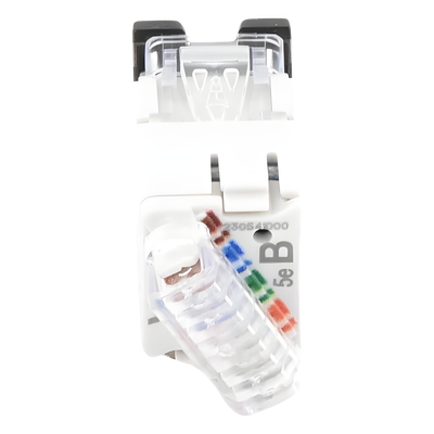 SIEMON U5-H01NS - Jack UTP Cat5e / Terminación 110 / Montaje Híbrido Plano-Angulado / 1 Puerto / Color Negro | SIERRA STORE