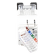 SIEMON U5-H01NS - Jack UTP Cat5e / Terminación 110 / Montaje Híbrido Plano-Angulado / 1 Puerto / Color Negro | SIERRA STORE
