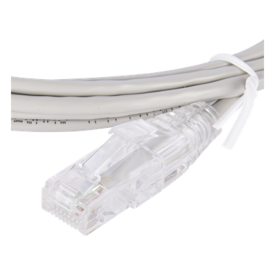 LINKEDPRO BY EPCOM LP-UT6-200-GY28 - Cable de Parcheo Slim UTP Cat6 / 2 m (6.56 ft) / 28 AWG / 1 Gbps / RJ45 / Gris | SIERRA STORE
