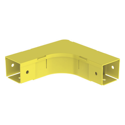 PANDUIT FRA2X2LYL - Accesorio de Ángulo Recto Horizontal / 90° / Para Canaleta 2x2 / Radio de Curvatura 50.8 mm / ABS 94V-0 / Color | SIERRA STORE