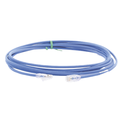 PANDUIT UTP28X12BU - Cable de Parcheo UTP / Cat6A / 28AWG / CM-LSZH / 12 Pies (3.66 m) / Azul | SIERRA STORE