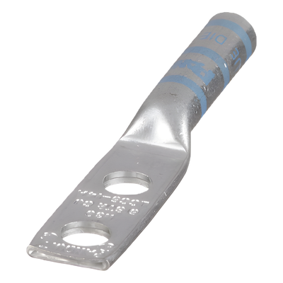 PANDUIT LCC6-14A-L - Conector de Compresión de Cobre / Calibre 6 AWG / Doble Barreno 1/4" / Espaciado 16 mm / Tambor Largo / 35 kV | SIERRA STORE