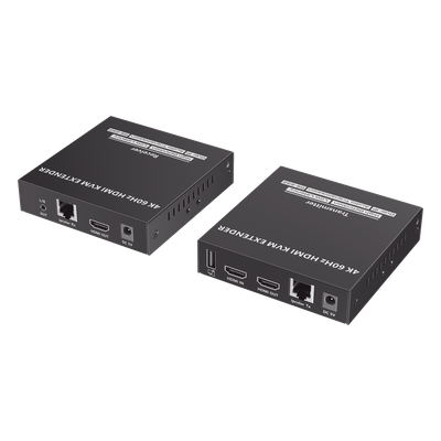 Extensor KVM HDMI / 4K @ 60 Hz / 120 m (393.7 ft) / 18 Gbps / Cat 6/6a/7 / Salida Loop / USB y RS-232 | SIERRA STORE