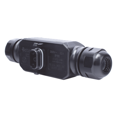 Conector para Cable Troncal / 2 Pines + PE / 32 A / 300 VCA / IP67 / 10 AWG | SIERRA STORE