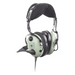 Auriculares de Aviación / Atenuación Pasiva NRR 23 dB / Micrófono Electret M-7A / Cable Bobina 5' (1.5 m) / Conector U-174/U / | SIERRA STORE