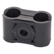 Sujetador Plástico para Cable Coaxial / Doble Fijación / 5/8" / Varilla Roscada 3/8" o M10 / ISO 9001:2015 y RoHS | SIERRA STORE