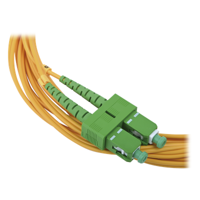 LINKEDPRO BY EPCOM LP-FO-D-LCU-SCA-03 - Jumper de Fibra Óptica / Monomodo 9/125 / LC/UPC-SC/APC / Dúplex / 2.0 mm PVC / 3 m (9.84 ft) | SIERRA STORE