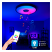 Luminario LED RGB / 30W / 2400 Lúmenes / Bluetooth / Control por App / Voltaje Universal 85-265V / 380 mm (1.2 ft) Diámetro | SIERRA STORE