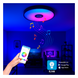 Luminario LED RGB / 30W / 2400 Lúmenes / Bluetooth / Control por App / Voltaje Universal 85-265V / 380 mm (1.2 ft) Diámetro | SIERRA STORE
