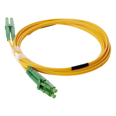 LINKEDPRO BY EPCOM LP-SM2-LCA-LCA-S2 - Jumper de Fibra Óptica / Monomodo 9/125 / LC/APC Duplex / PVC 2.0 mm / 2 m (6.56 pies) / | SIERRA STORE