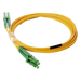 LINKEDPRO BY EPCOM LP-SM2-LCA-LCA-S2 - Jumper de Fibra Óptica / Monomodo 9/125 / LC/APC Duplex / PVC 2.0 mm / 2 m (6.56 pies) / | SIERRA STORE