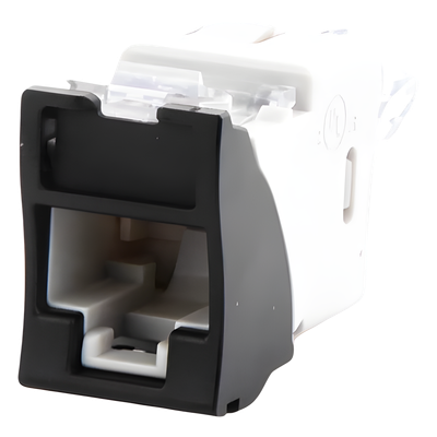 SIEMON U6A-H01NS - Jack Cat6a UTP / Montaje Híbrido Plano y Angulado / Terminación T568A/B / Rango -10 a 60°C / UL 94 V-0 | SIERRA STORE
