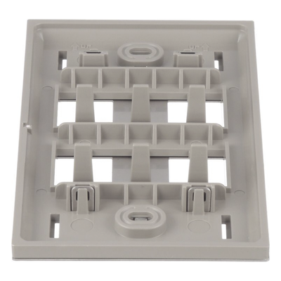PANDUIT CFPL4SY - Placa de Pared Vertical / Acero Inoxidable Grado 304 / 4 Puertos Mini-Com / 69.8 x 114.3 mm / 2.75 x 4.5 pulg | SIERRA STORE