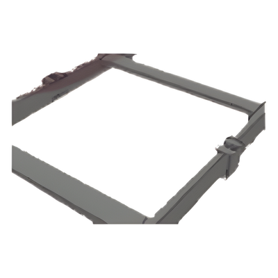 Grapa de Suspensión para Escalera Tubular / 1.5" de Peralte / 12" de Ancho / Acero al Carbón / Recubrimiento Epóxico Negro | SIERRA STORE