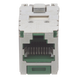 PANDUIT CJS6X88TGGRY - Jack RJ45 Blindado / Cat 6A / Estilo TG Sin Impacto / PoE 100W / Verde | SIERRA STORE