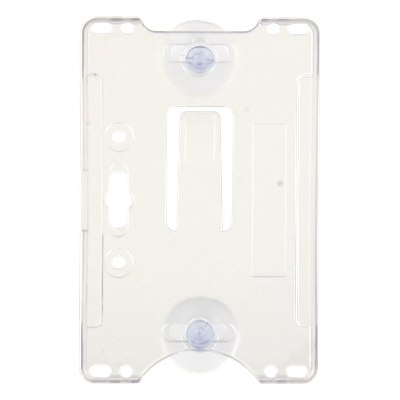 ACCESSPRO ACCESS-HOLDERA - Porta Tarjeta / Plástico ABS Transparente / Formato CR80 / 90 x 57 x 5 mm / Instalación Parabrisas | SIERRA STORE