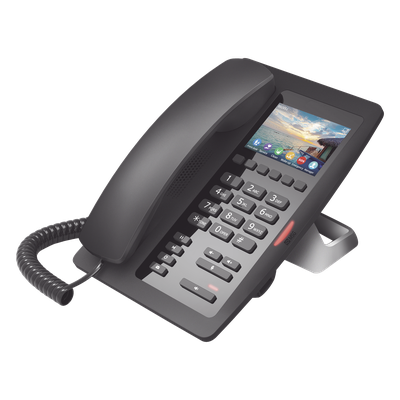 Teléfono IP WiFi / Pantalla LCD 3.5 pulgadas / Audio HD / Video H.264 1080p / 2 Cuentas SIP / PoE 802.3af / Wi-Fi 2.4 GHz | SIERRA STORE