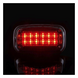 Luz de Advertencia LED / 8 x 4" (203.2 x 101.6 mm) / 12 LEDs / 11 Patrones / 12-30 VDC / IP67 / SAE J845 J595 | SIERRA STORE