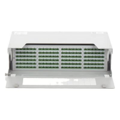 Distribuidor de Fibra Óptica / 144 Empalmes / 144 Acopladores SC/APC / 144 Pigtails SC/APC / 19" / 5 UR / 260 mm (10.2") Profundidad | SIERRA STORE