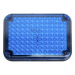 Luz de advertencia / 9x7" (22.9x17.8 cm) / 104 LED / 12 VCC / 1 A / 10 patrones de destello / Montaje permanente / Azul | SIERRA STORE