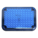 Luz de advertencia / 9x7" (22.9x17.8 cm) / 104 LED / 12 VCC / 1 A / 10 patrones de destello / Montaje permanente / Azul | SIERRA STORE