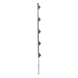 EPCOM INDUSTRIAL SYS-POST-3-V2 - Poste para Cerco Eléctrico / 1 m (3.3 ft) de Altura / 5 Aisladores de Paso / Base Multiposición / | SIERRA STORE