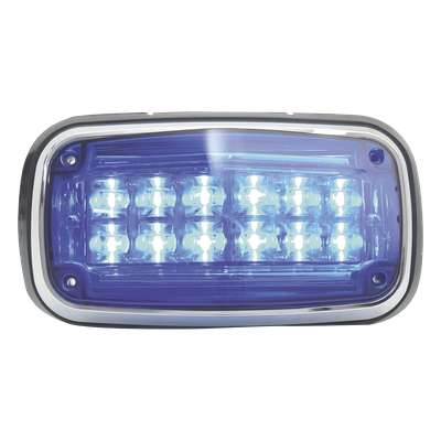 Luz de Advertencia LED / 12 LEDs / 11 Patrones de Destello / IP67 / 12-30 VCC / 170 x 134 x 64.5 mm | SIERRA STORE