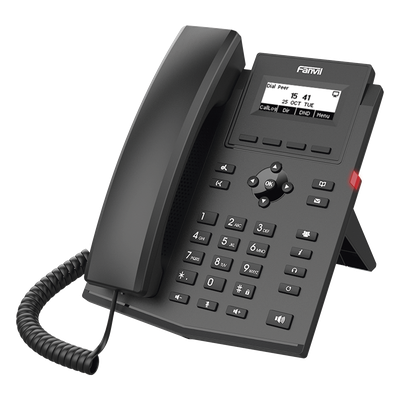 Teléfono IP / 2 Líneas SIP / Pantalla LCD 2.3" / Audio HD G.722 y Opus / Conferencia 6 Vías / PoE 802.3af / Puertos Ethernet Duales | SIERRA STORE
