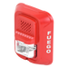 Sirena con estroboscopio / 2 hilos / 12-24 Vcd / candela 15 a 185 seleccionable / rojo con leyenda FUEGO / Serie L | SIERRA STORE