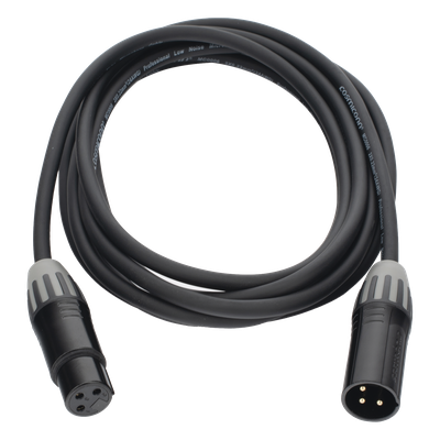 Cable XLR / 3 Polos / Hembra-Macho / Contactos Dorados / Triple Blindaje / 3 m (9.8 ft) | SIERRA STORE