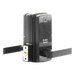 Cerrojo Electrónico con Manija / Lector de Huella y Tarjeta / Teclado Digital / 99 Usuarios / Puerta Vidrio 12 mm / 6 V (4 Baterías AA) | SIERRA STORE