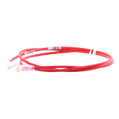PANDUIT UTP28X5RD - Cable de Parcheo UTP / Cat6A / 28AWG / CM-LSZH / 1.52 m (5 pies) / Rojo | SIERRA STORE