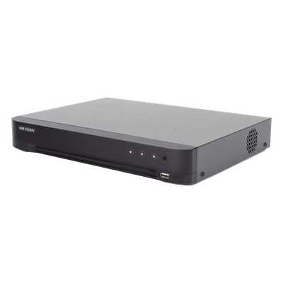 HIKVISION IDS-7204HUHI-M1/XT - DVR Pentahíbrido / 8 Canales Totales / 4 TURBOHD + 4 IP / 8 Megapixel (4K) / Reconocimiento Facial / | SIERRA STORE