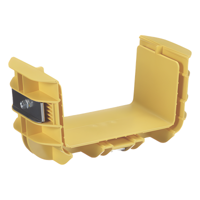 PANDUIT FRBC6X4LYL - Acoplador para Canaleta / 6 x 4 pulgadas (152.4 x 101.6 mm) / Sin Herramientas / ABS Resistente / Alta Visibilidad | SIERRA STORE