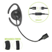 Auriculares de Gancho en C / Cable de Fibra Trenzada / Altavoz Giratorio / Conector SNAP / Compatible con Micrófono de Solapa 1 o 2 | SIERRA STORE