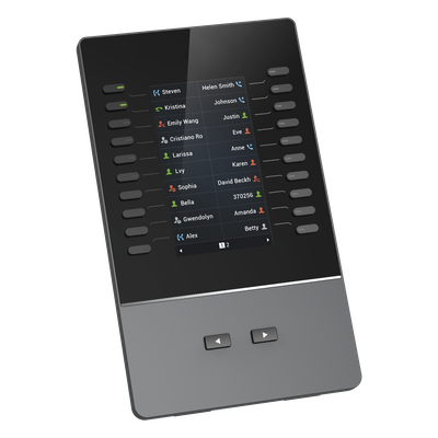 Módulo de Extensión IP / Pantalla LCD 4.3" / 272 x 480 píxeles / 40 Contactos por Módulo / Hasta 160 Líneas en Cascada / BLF y | SIERRA STORE