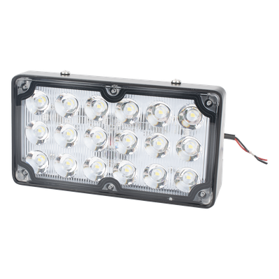 Luz de Escena LED / 6X3" / 12 VCC / 1.3 A Máx / Mica Clara / Montaje Permanente | SIERRA STORE