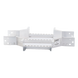 Derivación Horizontal X / Perfil Z / Peralte 3 1/4" / Ancho 9" / Radio 8" / Aluminio Portacables | SIERRA STORE