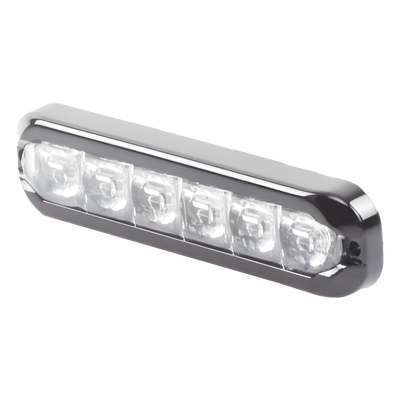 Luz de Advertencia Direccional / 12 LED Dual Color / Montaje Curvo 120° / IP69K / 12-24V / 69 Patrones | SIERRA STORE