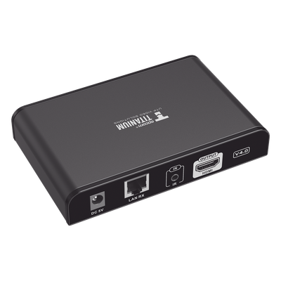 Receptor Compatible para Kits TT-383PRO4.0 / Resolución 1080P@60Hz / Cat 5e/6 / Distancia de 120 m / Control IR / Protocolo HDbitT / | SIERRA STORE