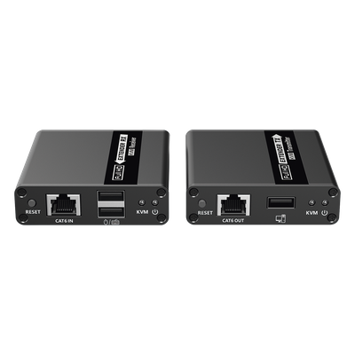 Kit extensor KVM (HDMI y USB) | 40m a 4k@30Hz  | 70m a 1080P@60Hz | Cat 6, 6a y 7 | CERO LATENCIA | HDR | Salida Loop | Salida de | SIERRA STORE