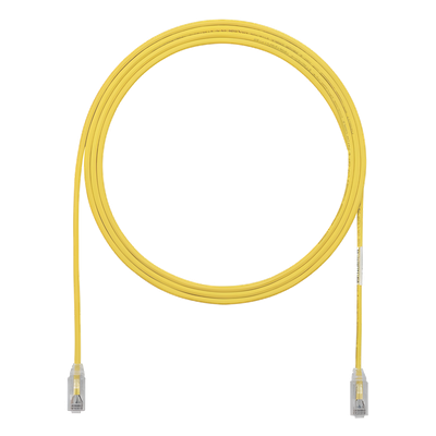 PANDUIT UTP28SP5YL - Cable de Parcheo UTP / Cat6 / 28 AWG / 1.52 m (5 ft) / Alta Densidad / Amarillo | SIERRA STORE